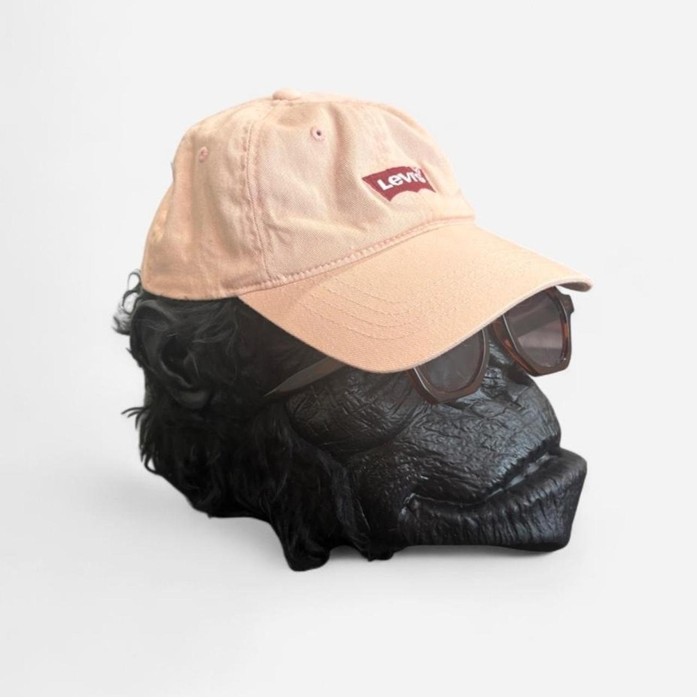 Levis Light Pink Batwing Logo Baseball Cap Flexfit 110